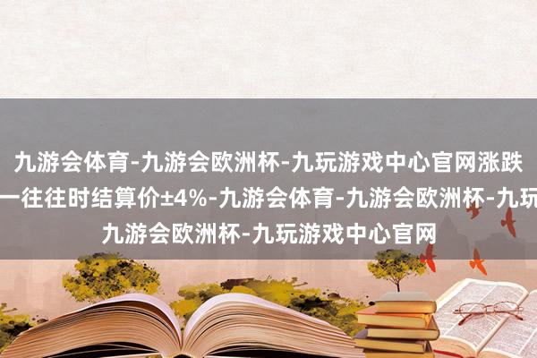 九游会体育-九游会欧洲杯-九玩游戏中心官网涨跌停板幅度为上一往往时结算价±4%-九游会体育-九游会欧洲杯-九玩游戏中心官网