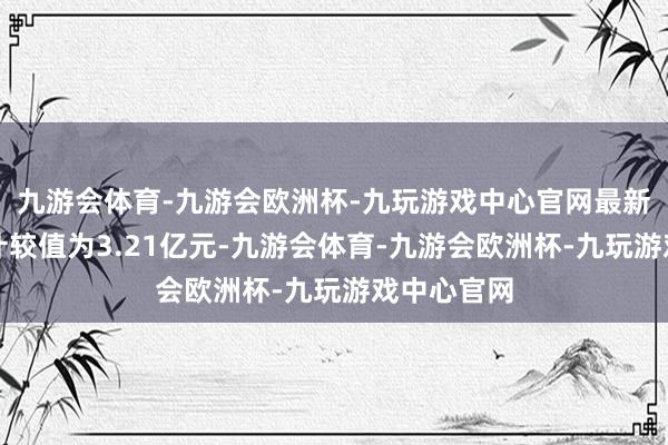 九游会体育-九游会欧洲杯-九玩游戏中心官网最新财富净值计较值为3.21亿元-九游会体育-九游会欧洲杯-九玩游戏中心官网