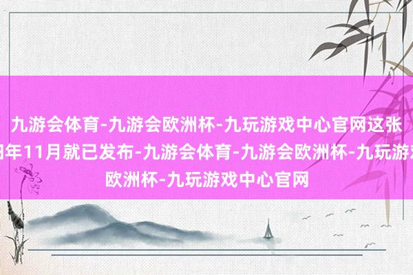 九游会体育-九游会欧洲杯-九玩游戏中心官网这张图片早在旧年11月就已发布-九游会体育-九游会欧洲杯-九玩游戏中心官网